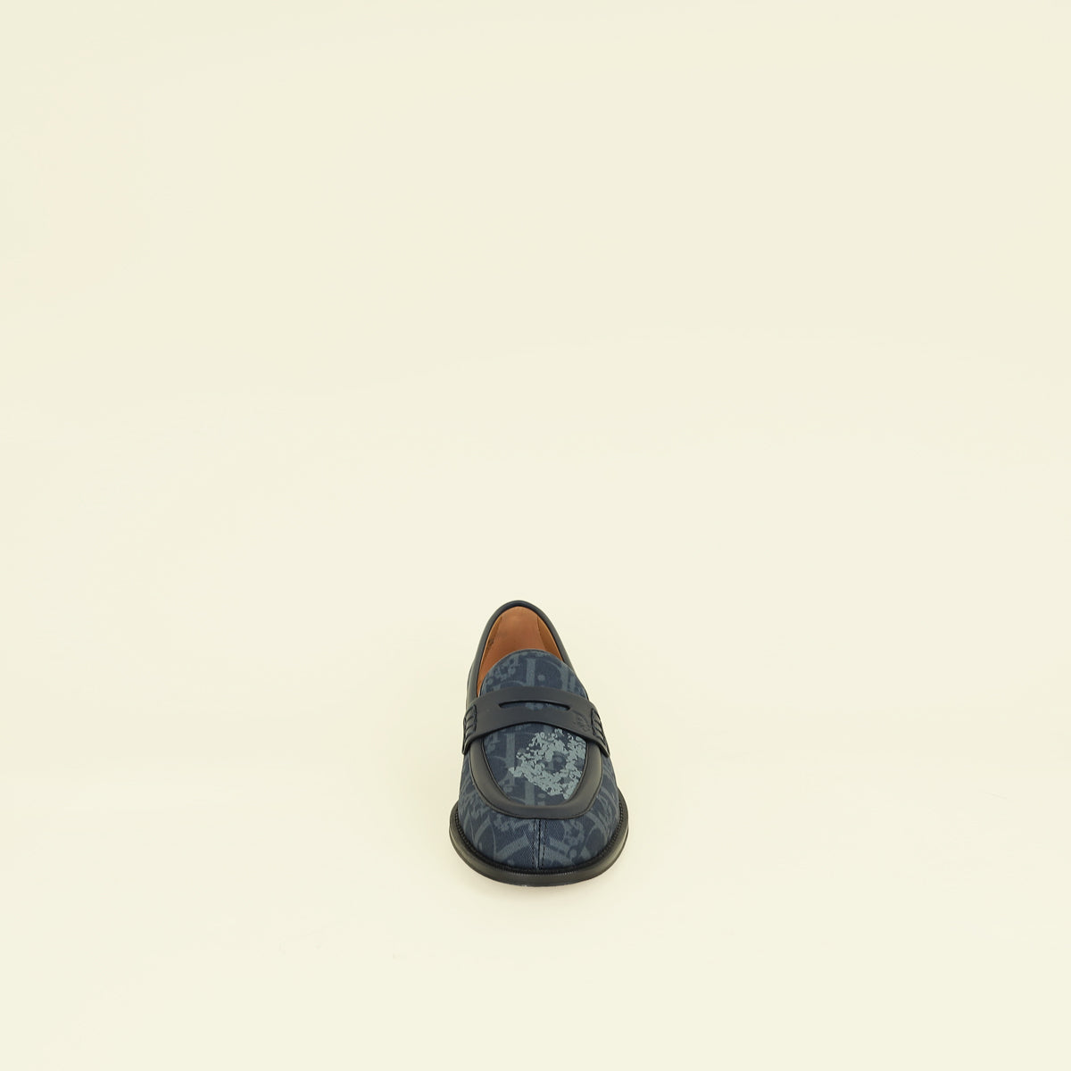 Christian Dior Navy x Denim Tears - Peace Sign Granville Loafer 40