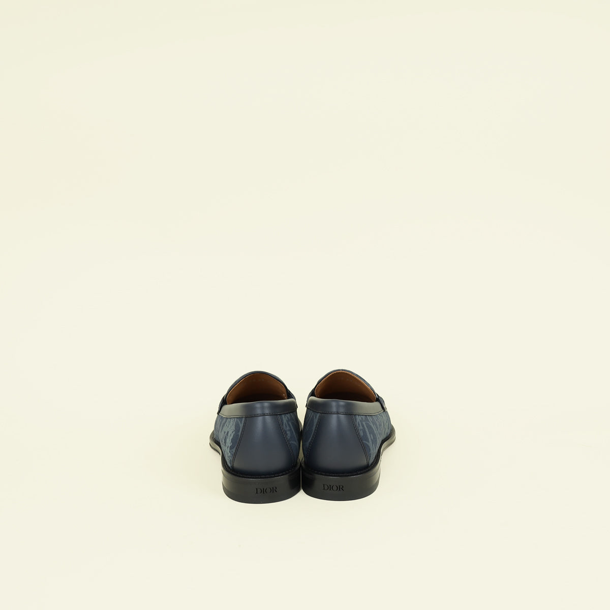 Christian Dior Navy x Denim Tears - Peace Sign Granville Loafer 40