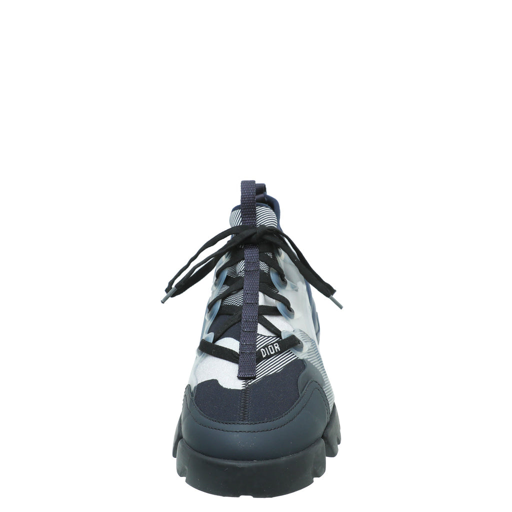 Christian Dior Navy Blue Neoprene D-Connect Technical Fabric Sneaker 40