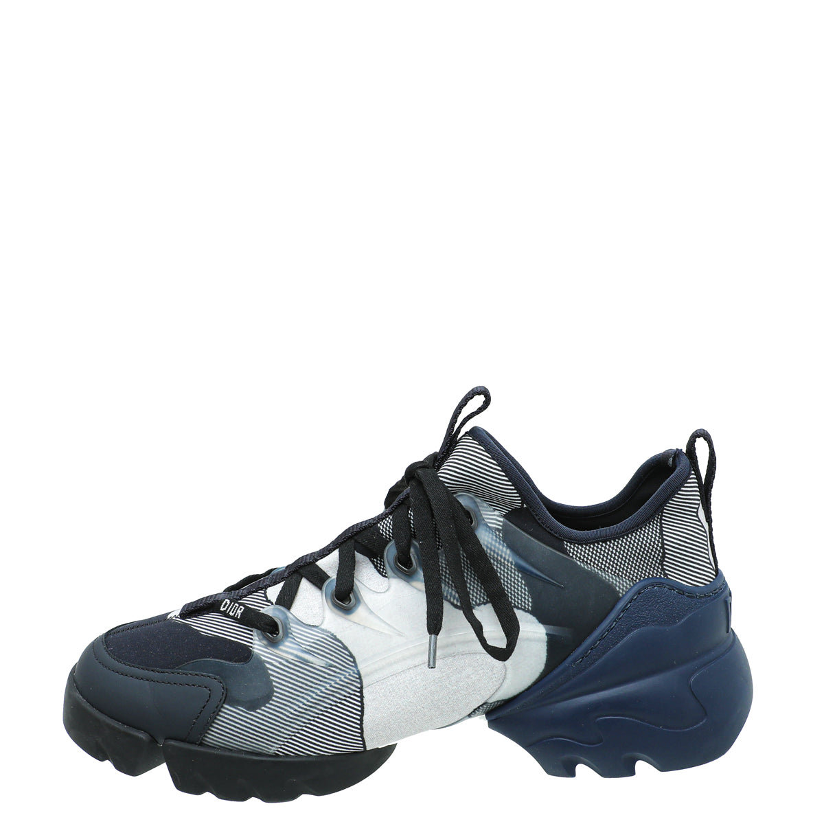 Christian Dior Navy Blue Neoprene D-Connect Technical Fabric Sneaker 40