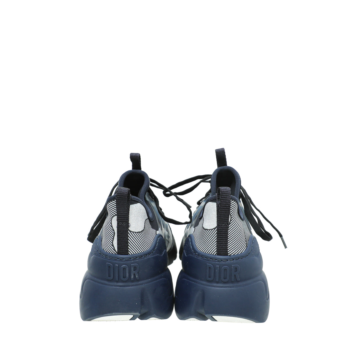 Christian Dior Navy Blue Neoprene D-Connect Technical Fabric Sneaker 40