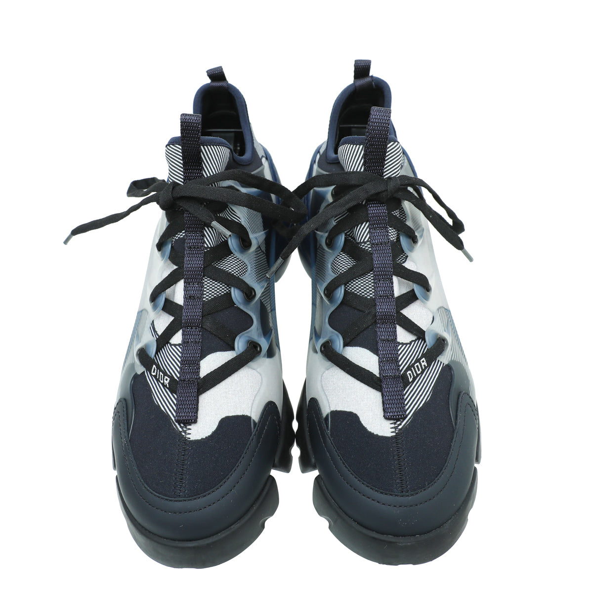 Christian Dior Navy Blue Neoprene D-Connect Technical Fabric Sneaker 40