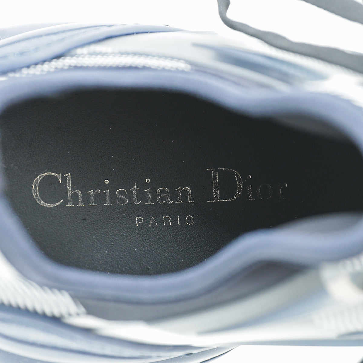 Christian Dior Navy Blue Neoprene D-Connect Technical Fabric Sneaker 40