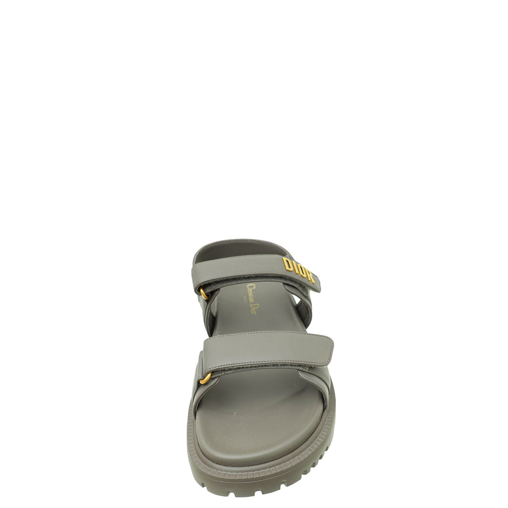 Christian Dior Dark Grey Dioract Sandal 41.5