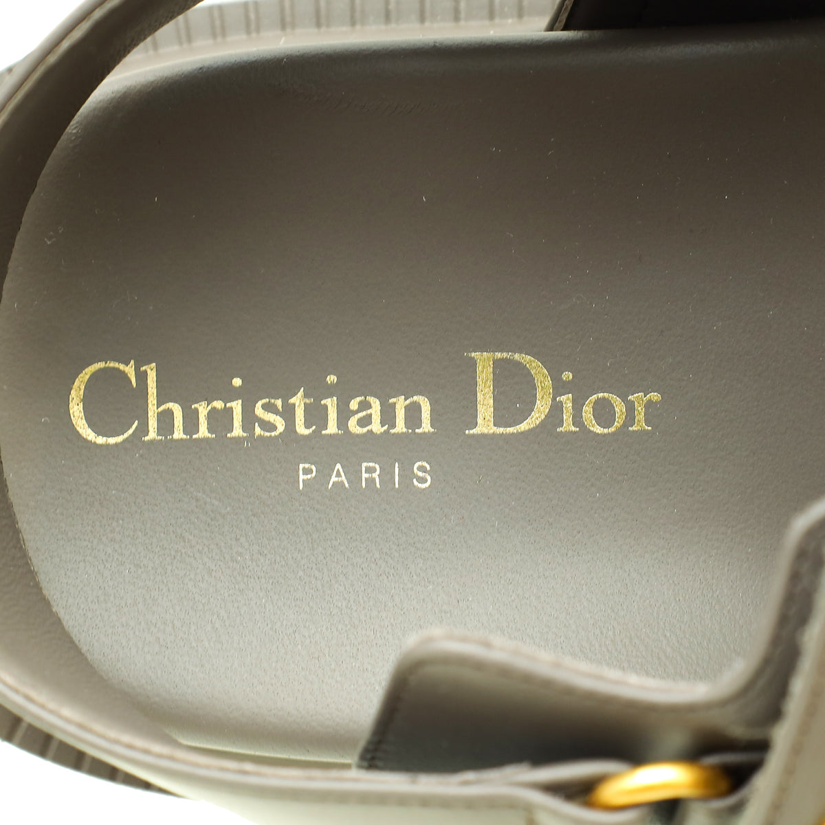 Christian Dior Dark Grey Dioract Sandal 41.5