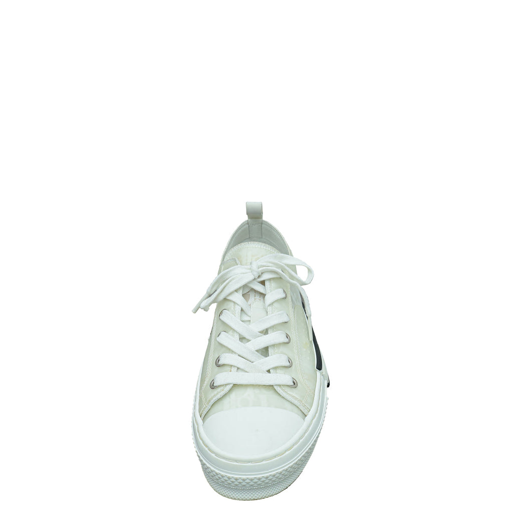 Christian Dior White Oblique B23 Low Top Sneaker 41