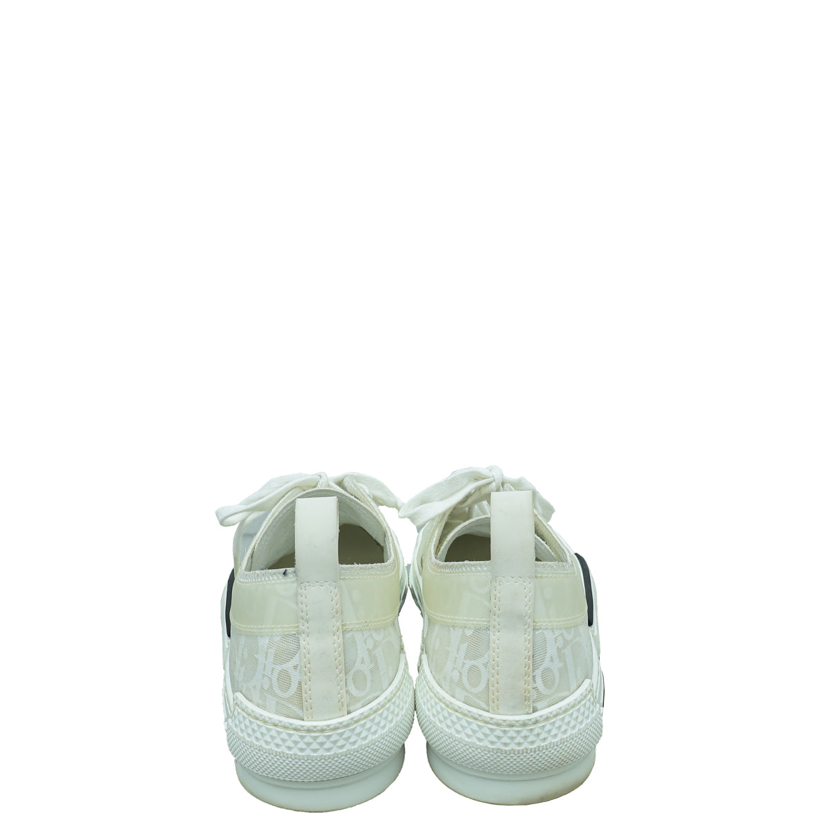 Christian Dior White Oblique B23 Low Top Sneaker 41