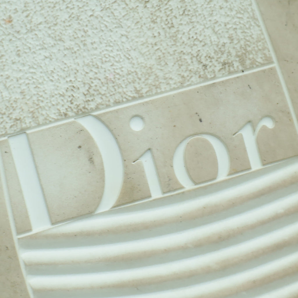 Christian Dior White Oblique B23 Low Top Sneaker 41