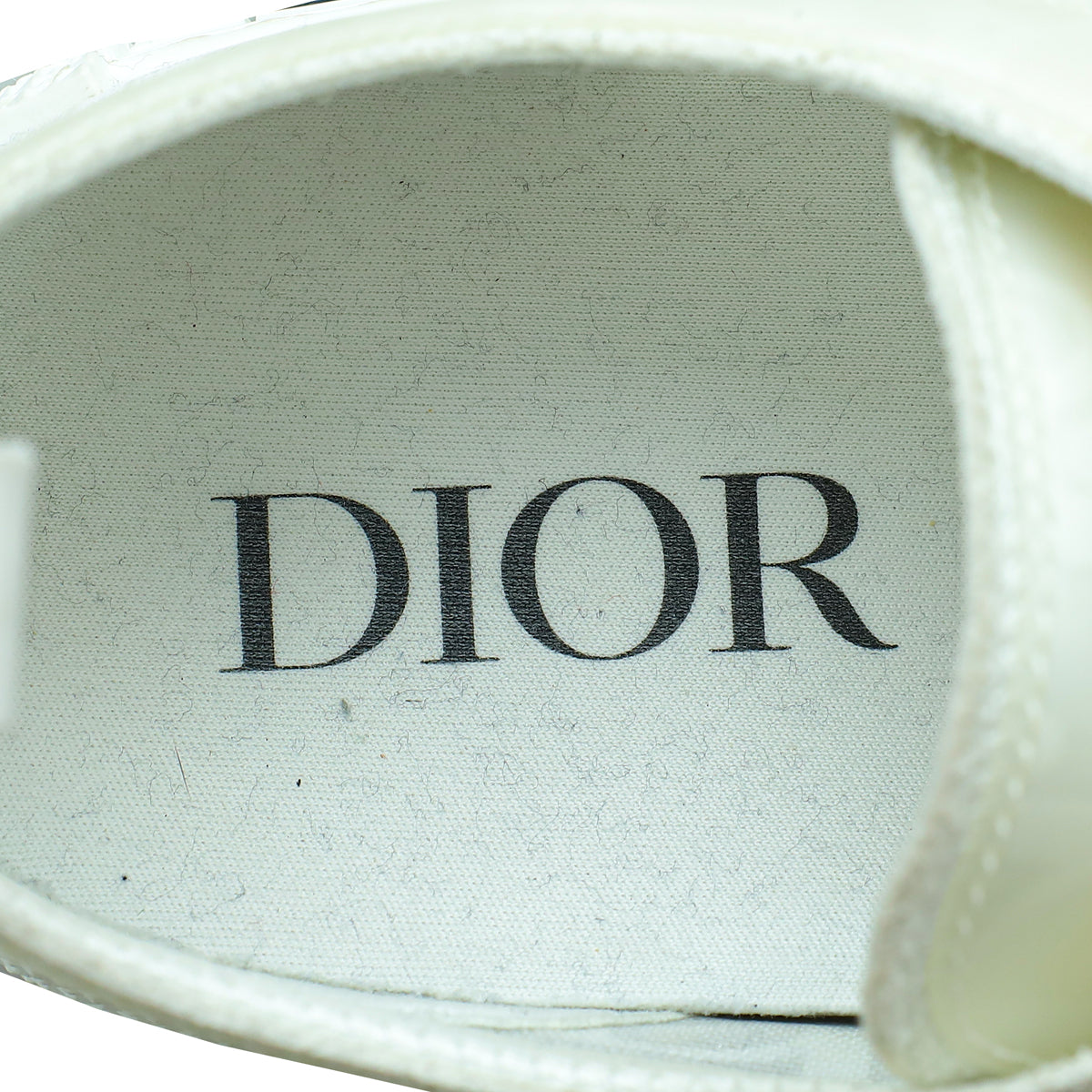 Christian Dior White Oblique B23 Low Top Sneaker 41