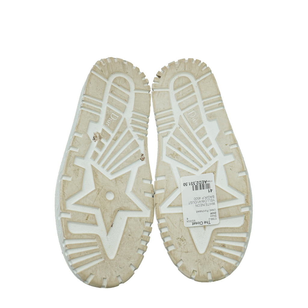 Christian Dior Bicolor Dior-ID Leather Mesh Sneakers 41