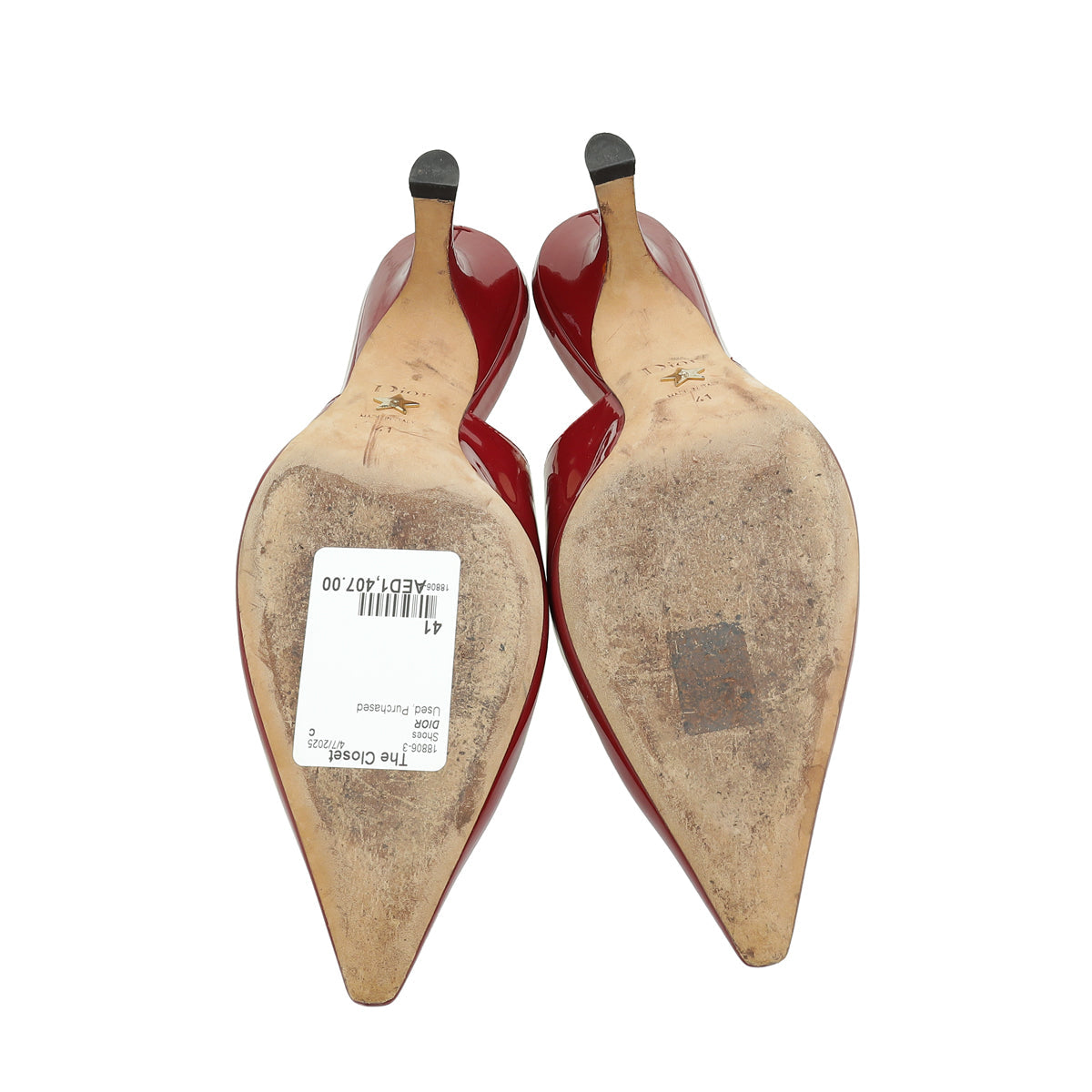 Christian Dior Cherry J'adior Slingback 41