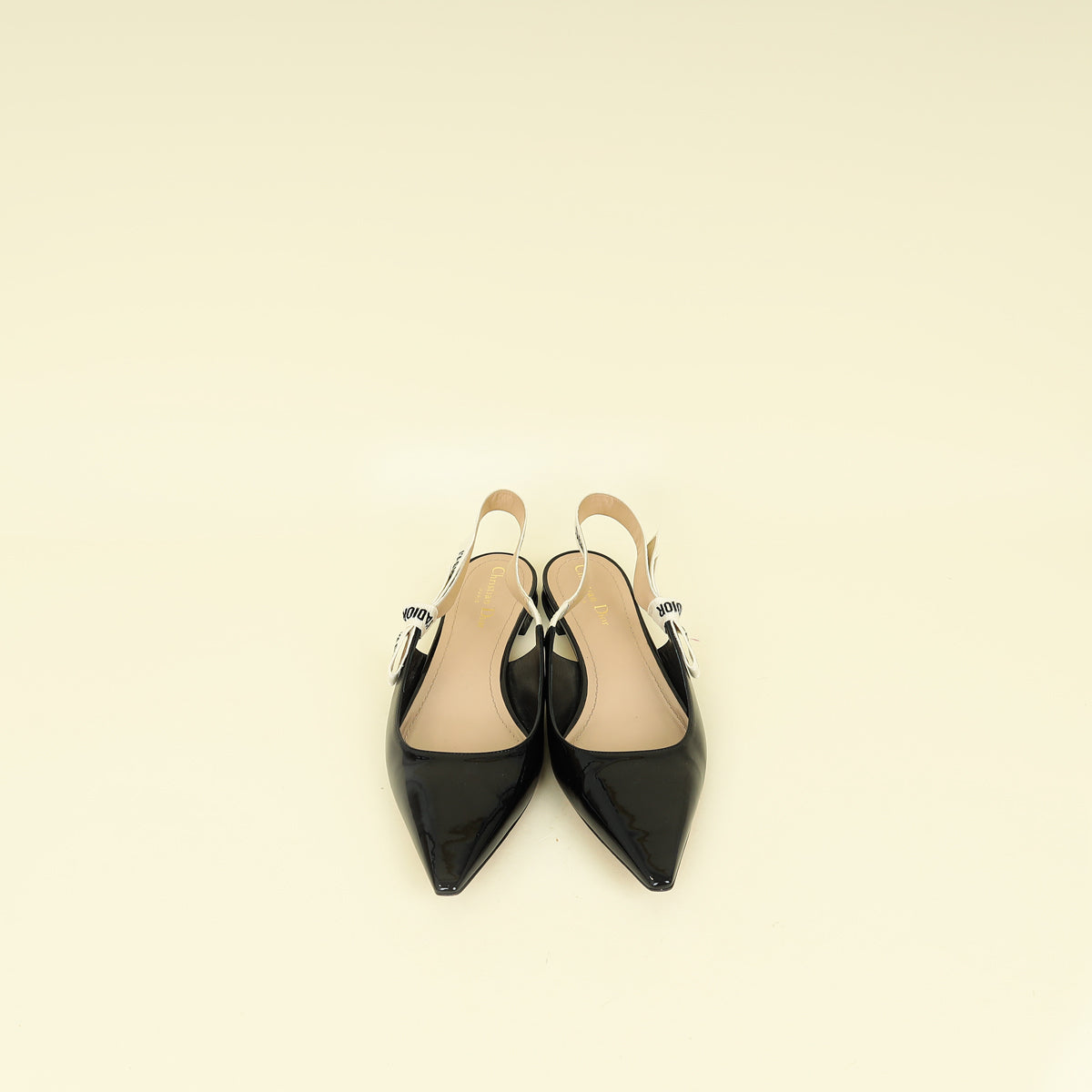 Christian Dior Black J'adior Flat Slingback 42