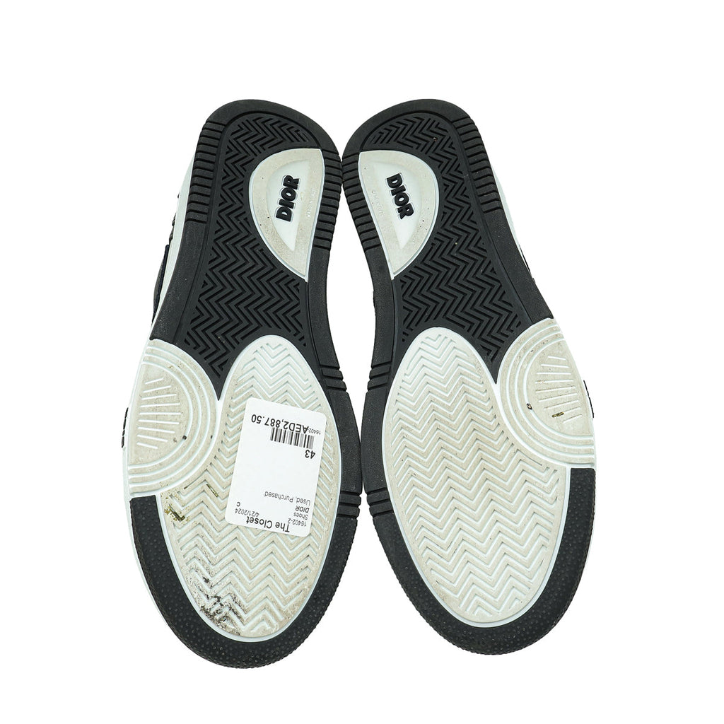 Christian Dior Bicolor B57 Mid Top Sneaker 43
