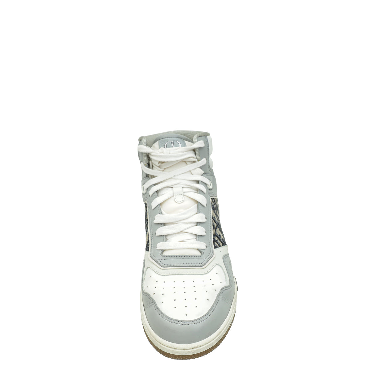 Christian Dior Bicolor B27 Oblique Galaxy Ankle Sneaker 43