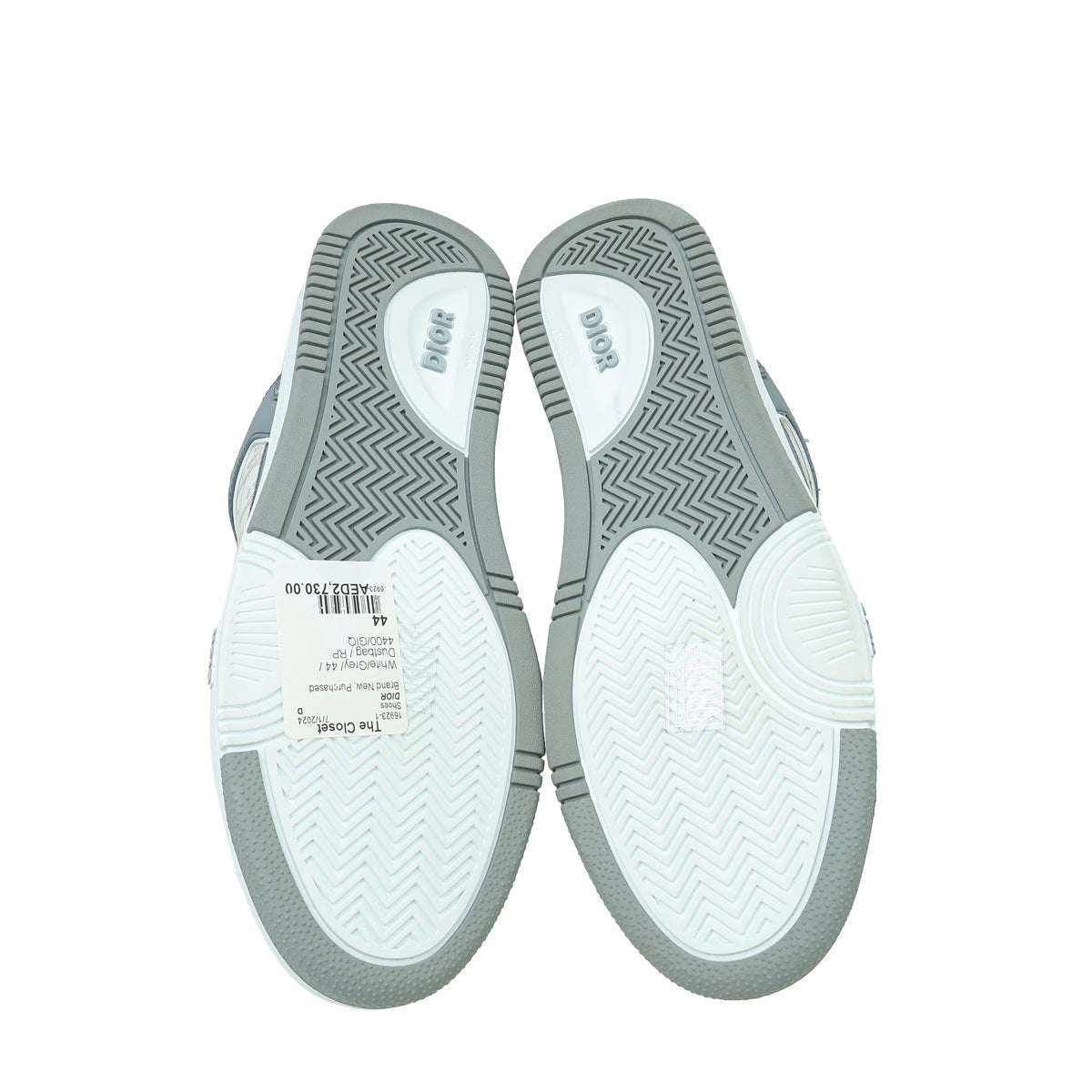 Christian Dior Bicolor B27 Oblique Galaxy Sneakers 44