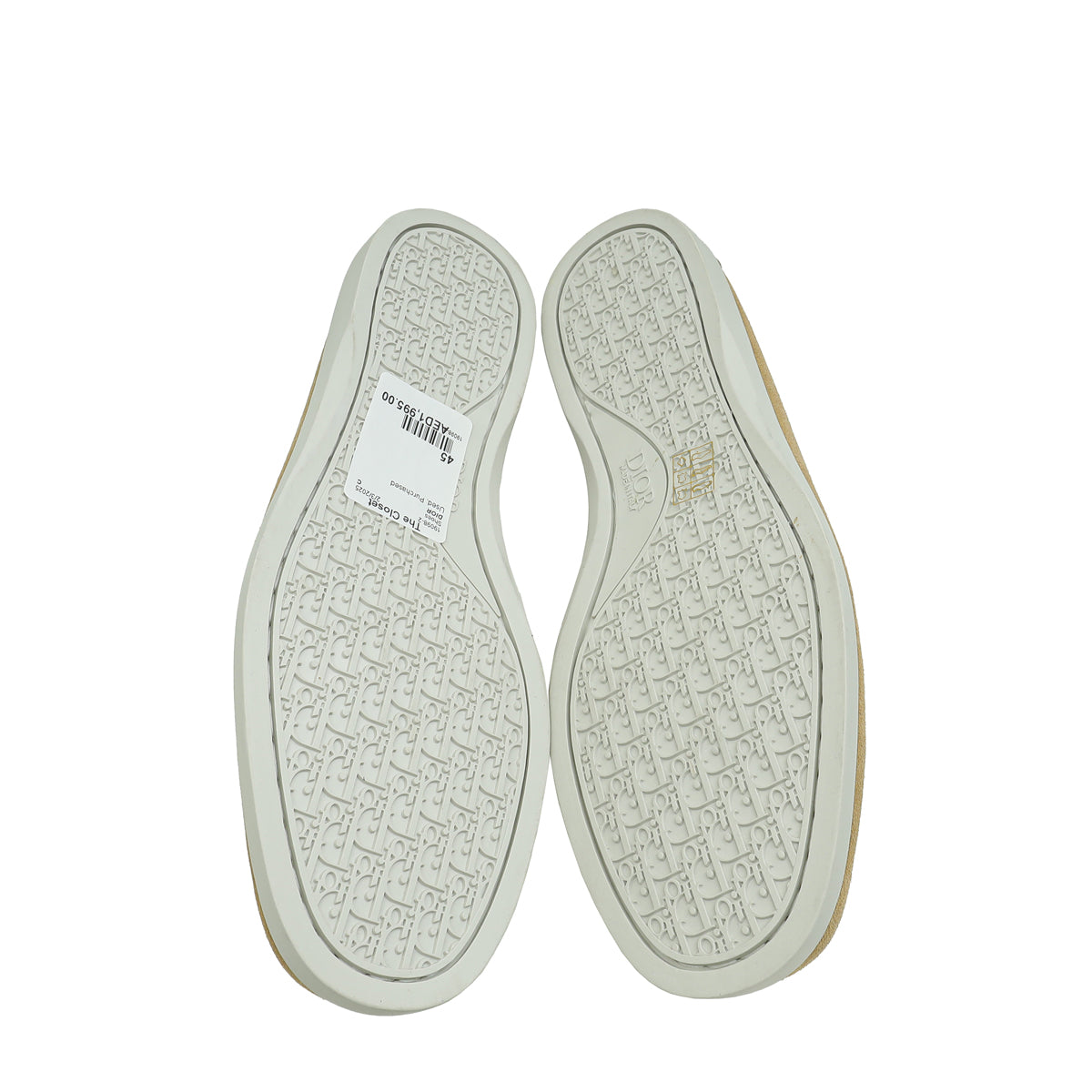 Christian Dior Beige Granville Men's Loafer 45
