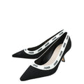 Christian Dior Black J'adior Embroidered Technical Pump 38.5