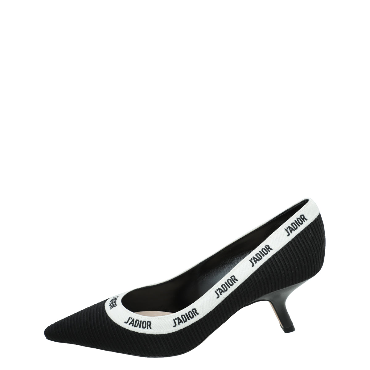 Christian Dior Black J'adior Embroidered Technical Pump 38.5