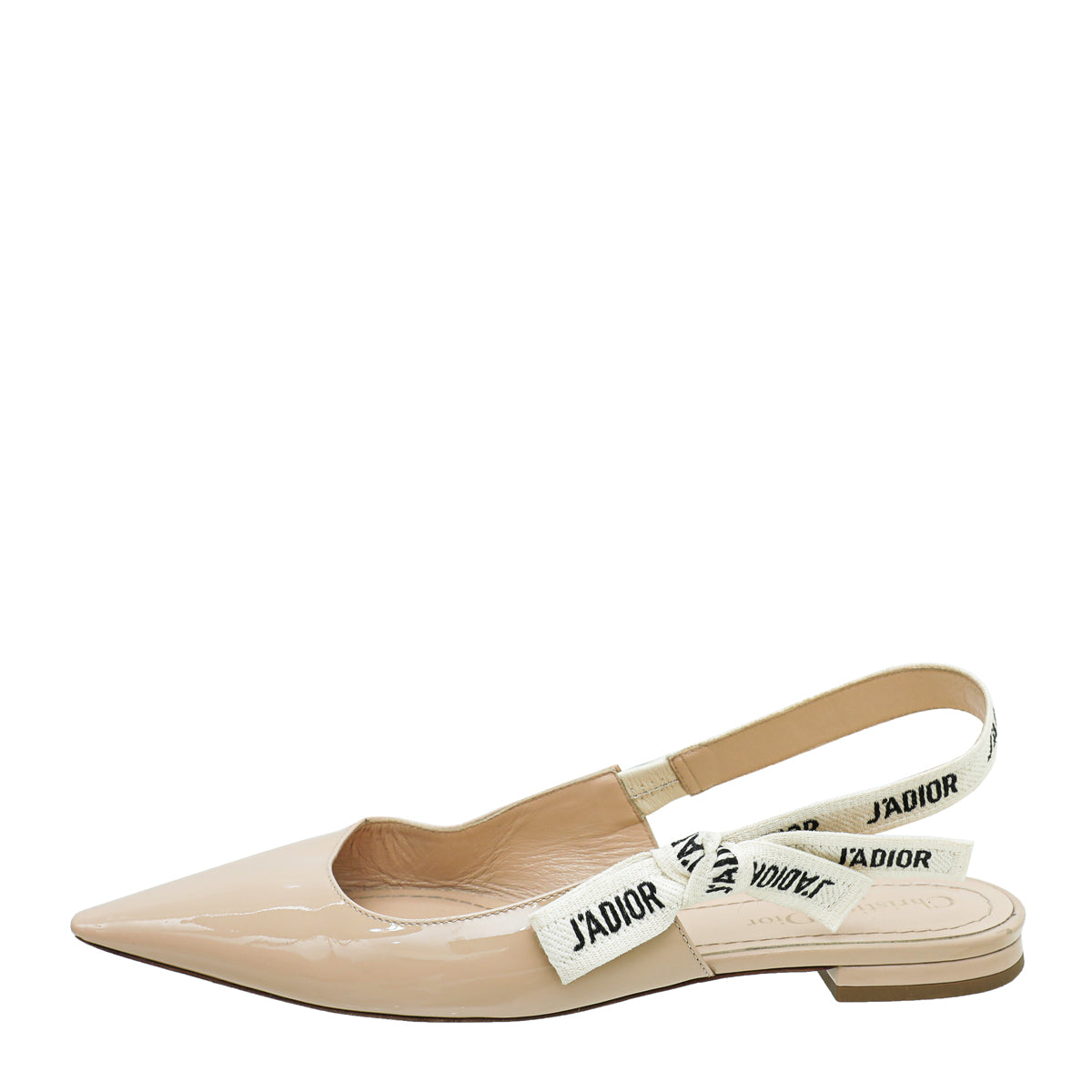 Christian Dior Nude J'Adior Flat Slingback 38