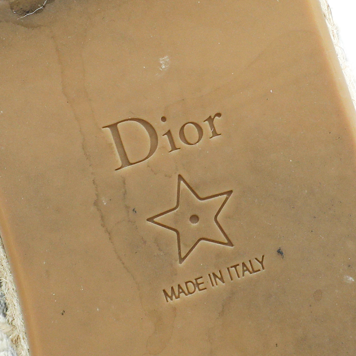 Christian Dior Grey Oblique Embroidered Granville Espadrille 39