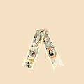 Christian Dior Multicolor Silk ABCDior Y Yin Yang Mitzah Scarf