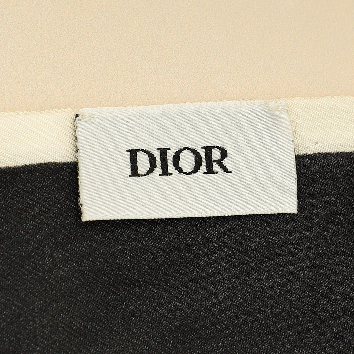 Christian Dior Multicolor Silk ABCDior Y Yin Yang Mitzah Scarf