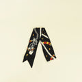Christian Dior Black Multicolor "Death Motherpeace Tarot" Mitzah Scarf