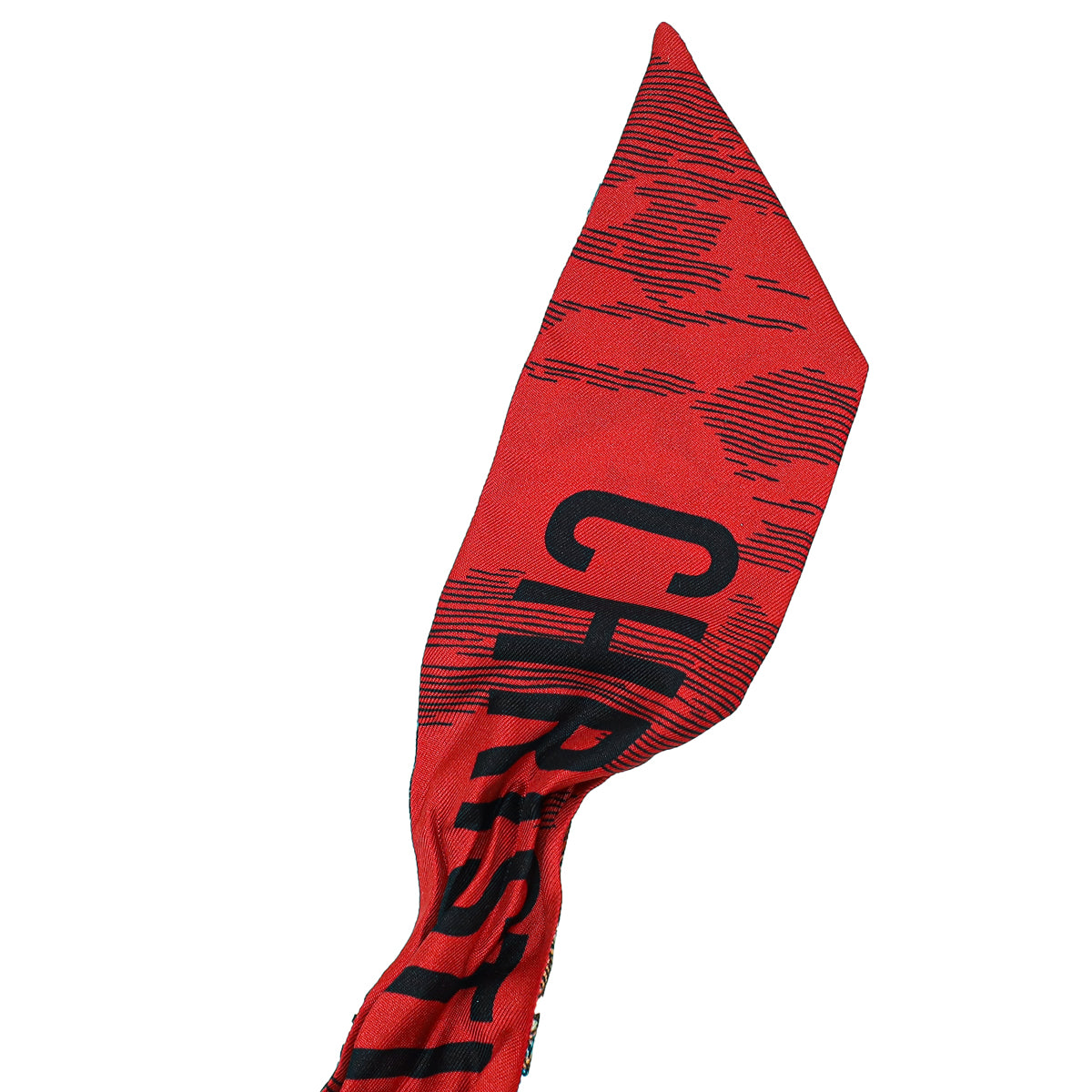 Christian Dior Multicolor Wetland Print Twilly Scarf