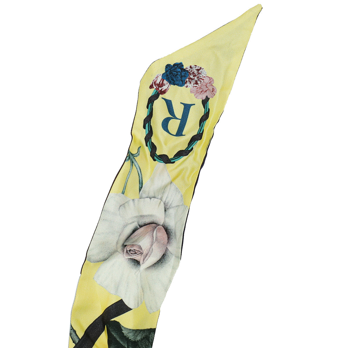Christian Dior Multicolor Silk ABCDior "R" Mitzah Scarf