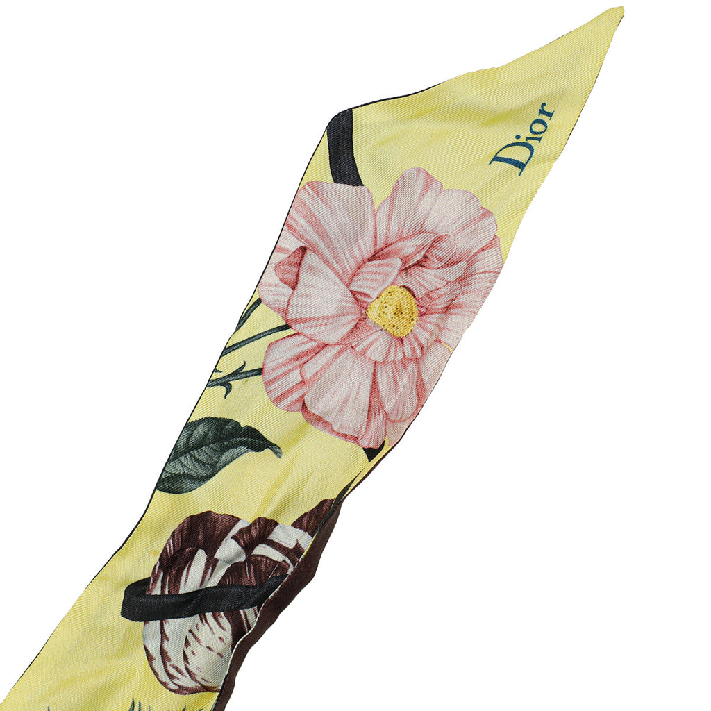 Christian Dior Multicolor Silk ABCDior "R" Mitzah Scarf