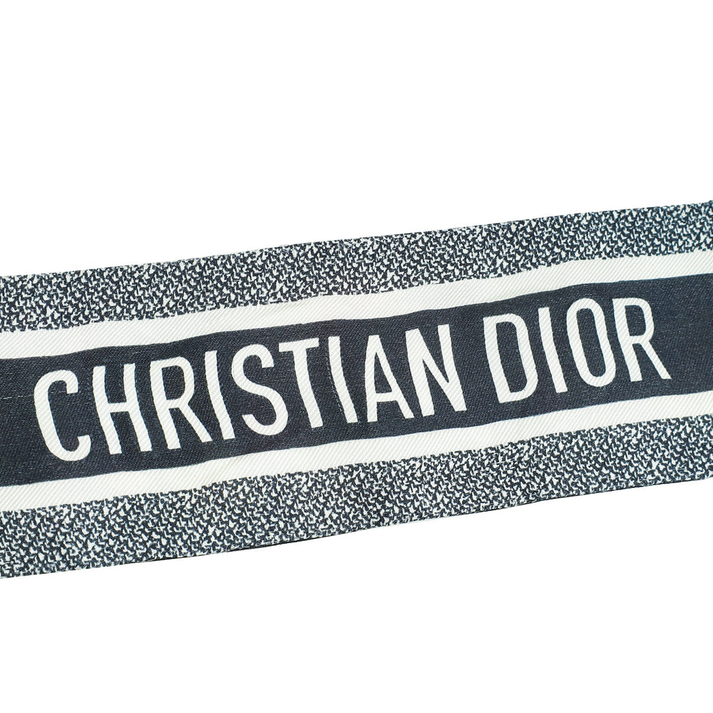 Christian Dior Multicolor D-Floral Mitzah Silk Twilly