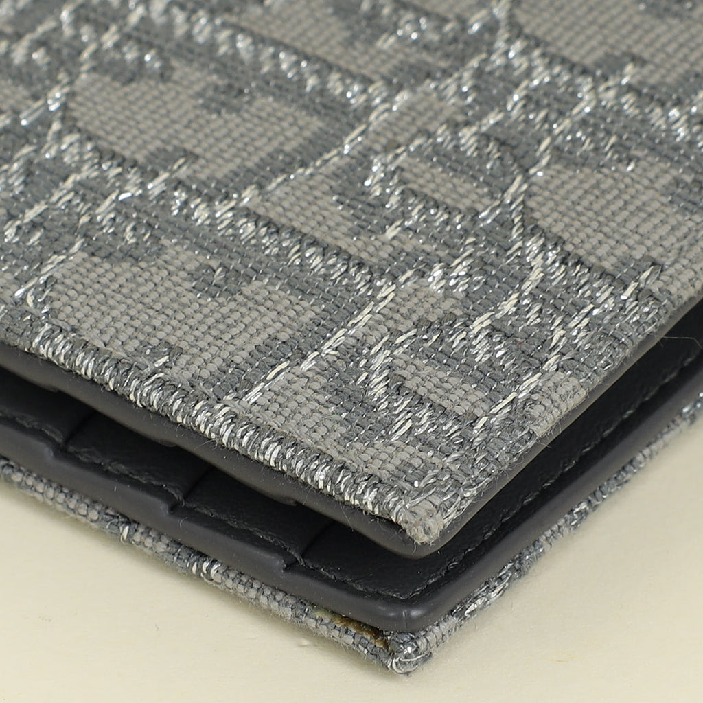 Christian Dior Bicolor Oblique Bifold Card Holder