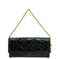 Christian Dior Black Lady Dior Rendezvous Wallet On Chain