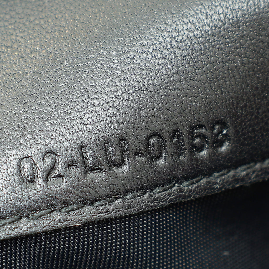 Christian Dior Black Cannage Diorling Chain Wallet
