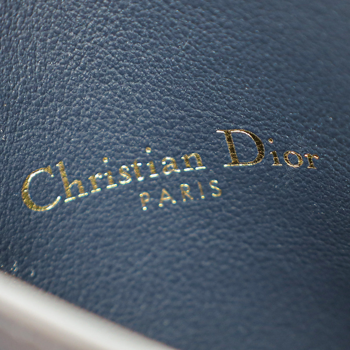 Christian Dior Blue Vibe Card Holder