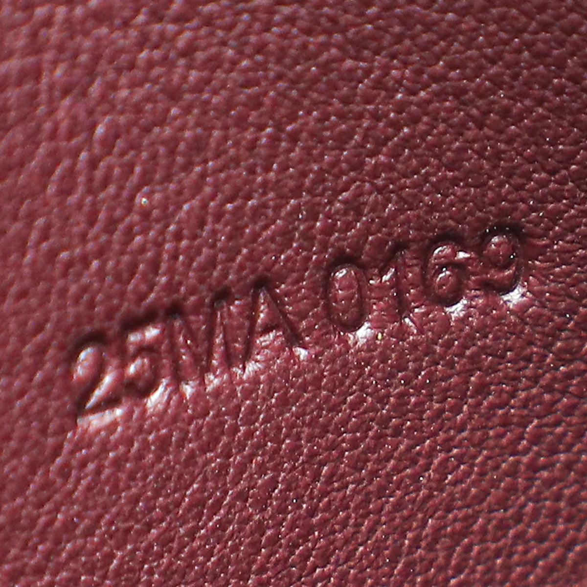Christian Dior Burgundy Lady Dior 5 Gusset Card Holder