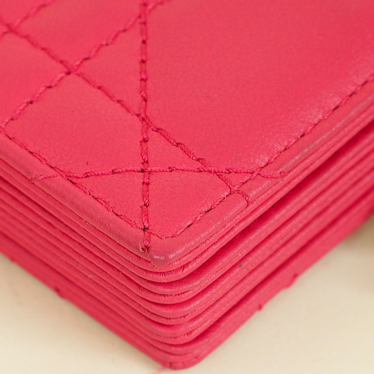 Christian Dior Pink Lady Dior 5 Gusset Card Holder