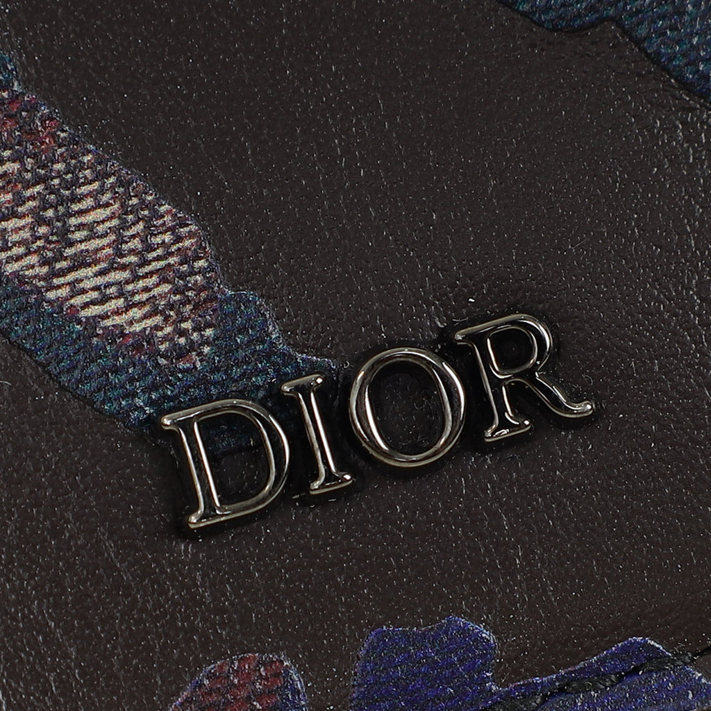 Christian Dior Bicolor By Peter Doig Camouflage Bifold Card Holder