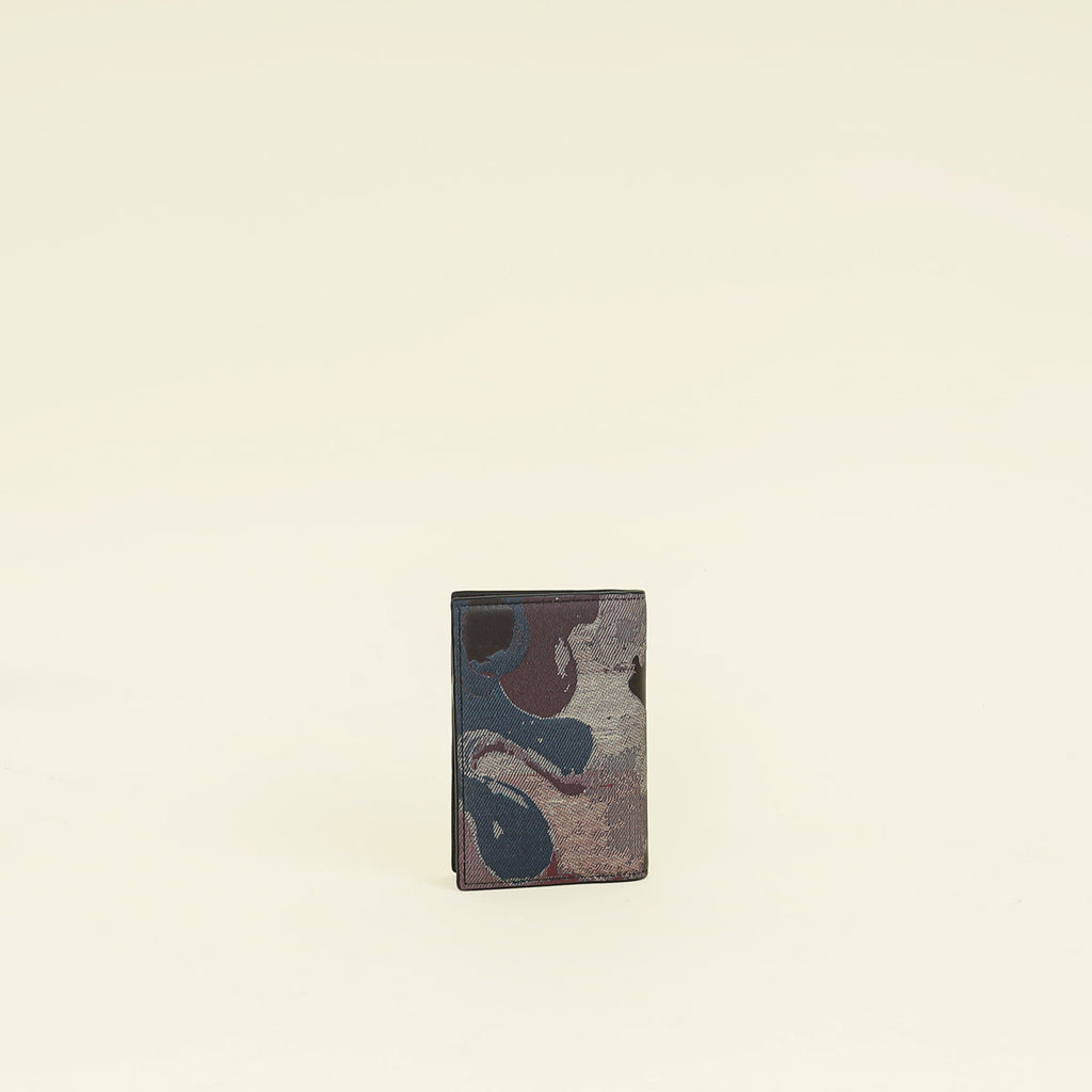 Christian Dior Bicolor By Peter Doig Camouflage Bifold Card Holder