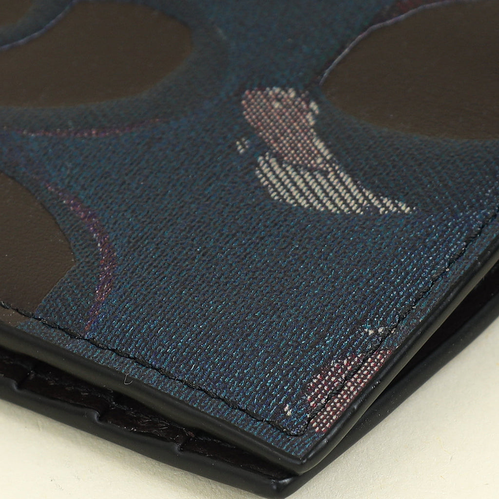 Christian Dior Bicolor By Peter Doig Camouflage Bifold Card Holder