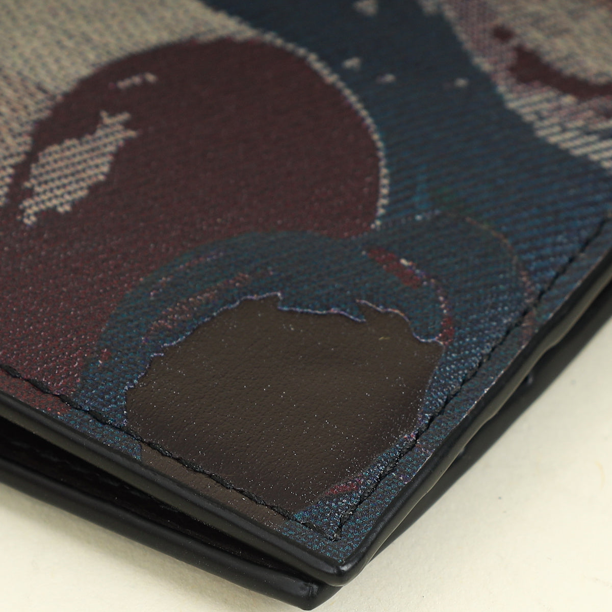 Christian Dior Bicolor By Peter Doig Camouflage Bifold Card Holder