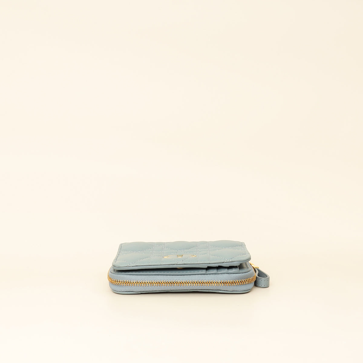 Christian Dior Cloud Blue Caro Scarlet Wallet