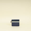 Christian Dior Navy Blue Lady Dior Card Holder