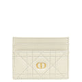 Christian Dior Greige Caro Freesia Card Holder