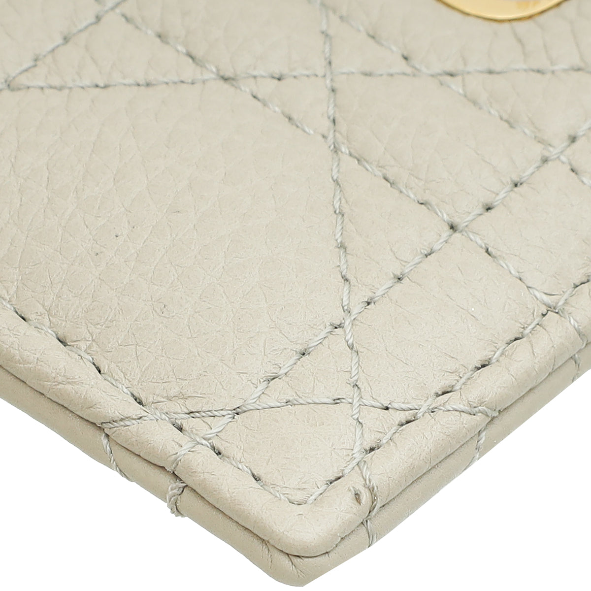 Christian Dior Greige Caro Freesia Card Holder
