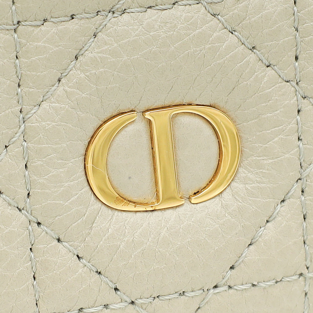 Christian Dior Greige Caro Freesia Card Holder