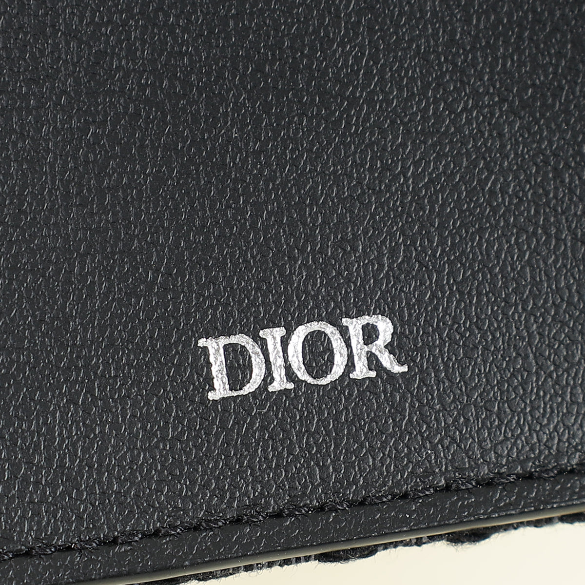 Christian Dior Black Oblique Vertical Wallet