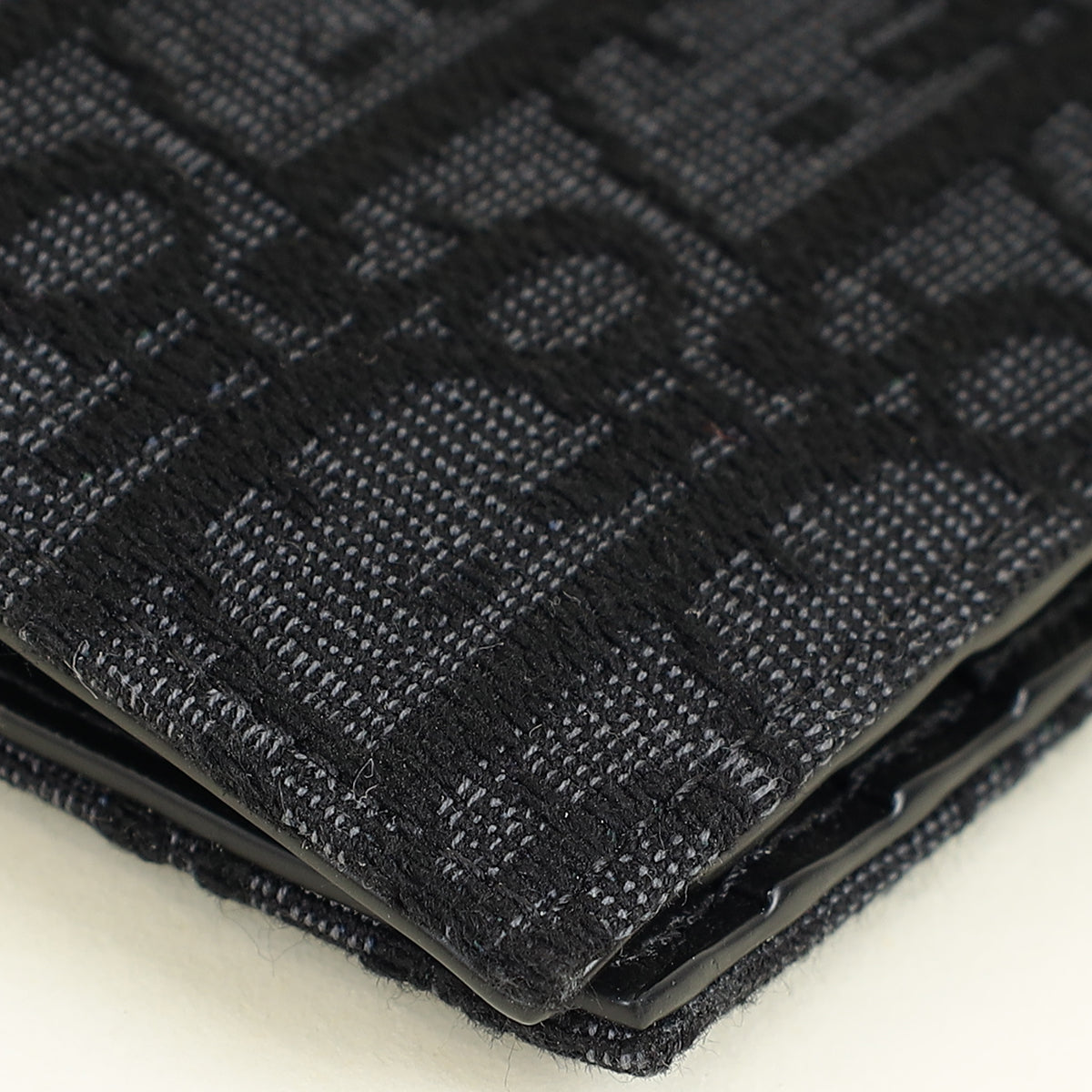 Christian Dior Black Oblique Vertical Wallet