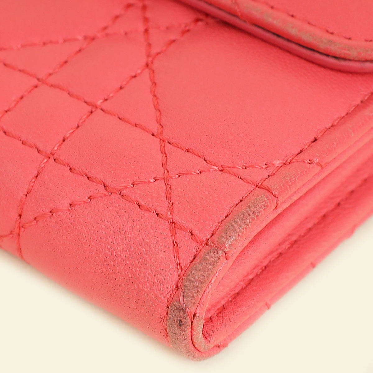 Christian Dior Pink Cannage Miss Dior Wallet