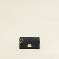 Christian Dior Black New Lock Chain Wallet
